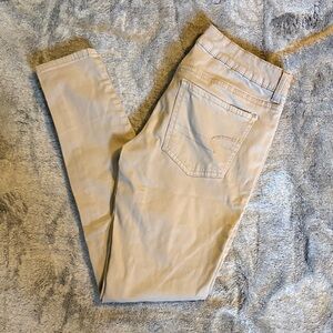 American Eagle Outfitters Super Soft Women's Beige Skinny Jeggings Size 2